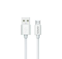 USB-kabel 3 m USB 2.0, USB A - Micro USB Wit SAVIO CL-167 - thumbnail