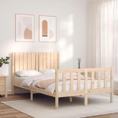 Bedframe zonder matras massief grenenhout 120x200 cm