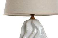Bureaulamp Home ESPRIT Wit Porselein 50 W 220 V 36 x 36 x 62 cm - thumbnail