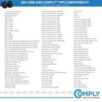 Comply T-500 Isolation 3 oordopjes - Maat M (middelgroot) - Zwart - thumbnail