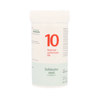 Natrium sulfuricum 10 D6 Schussler 400 Tabletten - thumbnail