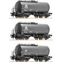 Roco 6600162 H0 3-delige set ketelwagens van de VTG/DB - thumbnail