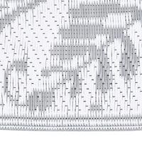Buitenkleed ARAKIL 80x250 cm polypropeen lichtgrijs - thumbnail