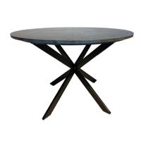 Sohome Ronde Eettafel 'Jula' 120cm, Zwart Marmer - thumbnail