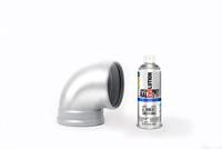 Sprayverf Pintyplus Evolution RAL 9006 Waterbasis White Aluminium 400 ml - thumbnail