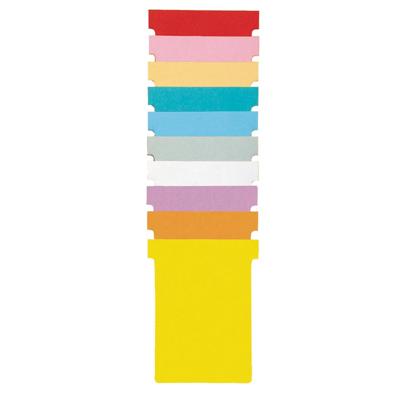 Nobo T-planbordkaarten index 4, ft 180 x 124 mm, lichtblauw
