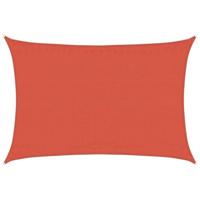 VidaXL Zonnezeil 160 g/m² rechthoekig 3,5x5 m hdpe terracottakleurig - thumbnail