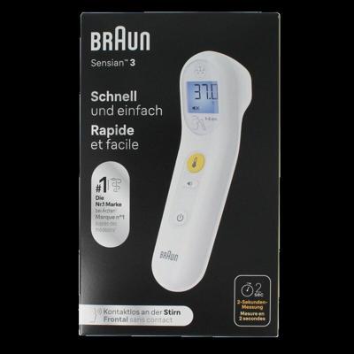 Braun Voorhoofdthermometer Sensian 3 BNT050 1 Stuks