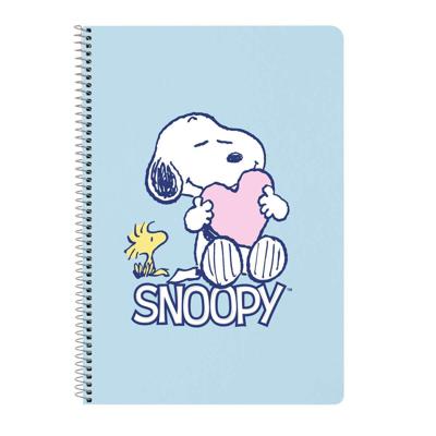 Notitieboekje Snoopy Love Blauw A4 80 Lakens