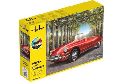 Heller 1/16 Citroën DS 19 Cabriolet Starter Kit