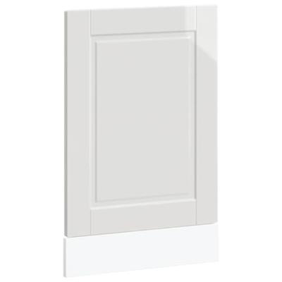 Vaatwaspaneel Porto 45x1,5x67 cm bewerkt hout hoogglans wit Vaatwaspaneel Porto 45x1,5x67 cm bewerkt hout hoogglans wit