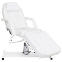 vidaXL Massagetafel 180x62x(87-112) cm wit - thumbnail