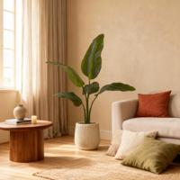 Strelitzia Nicolai kunstplant 90cm - thumbnail