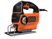 BLACK+DECKER KS801SEK 550W Pendeldecoupeerzaag | In koffer | 1x antisplinterplaatje | 1x Zaagblad - KS801SEK-QS - thumbnail