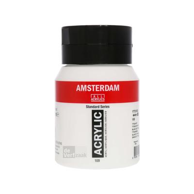 Royal Talens Amsterdam Acrylverf 500 ml - Titaanwit 105