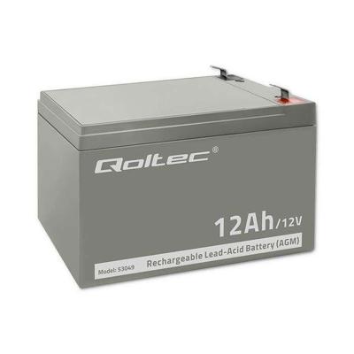 Qoltec 53049 AGM-accu | 12V | 12Ah