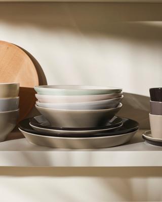 ALESSI - Tonale - Diep bord 18,5cm zwart