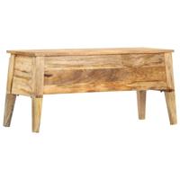 VidaXL Opbergbox 99x35x48 cm massief mangohout - thumbnail