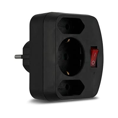 REV 00135171 Stopcontactsplitter Zwart