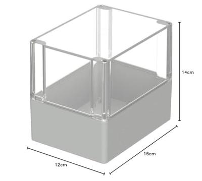 Bopla EUROMAS M 246 G 02246100 Industriële behuizing 160 x 120 x 140 Polycarbonaat Grijs-wit (RAL 7035) 1 stuk(s)