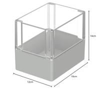 Bopla EUROMAS M 246 G 02246100 Industriële behuizing 160 x 120 x 140 Polycarbonaat Grijs-wit (RAL 7035) 1 stuk(s) - thumbnail