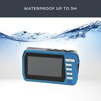 Aquapix W3048-I Edge Iceblue Digitale camera 48 Mpix Ice, Blue Onderwatercamera, Frontdisplay - thumbnail