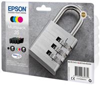 Epson Inktcartridge T3586, 35 Origineel Combipack Zwart, Cyaan, Magenta, Geel C13T35864010 - thumbnail