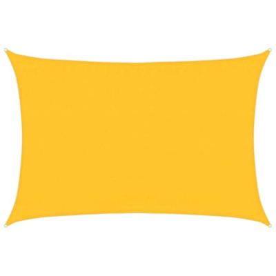 VidaXL Zonnezeil 160 g/m² rechthoekig 3,5x5 m hdpe geel VidaXL Zonnezeil 160 g/m² rechthoekig 3,5x5 m hdpe geel