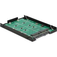 DeLOCK Converter SATA 22P > 2x 67P M.2 NGFF adapter - thumbnail