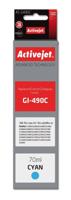 Activejet AC-G490C inkt (vervanging voor Canon GI-490C; Supreme; 70 ml; blauw) - thumbnail