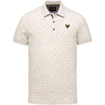 Short sleeve polo fine pique all o bright white