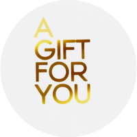 Etiket | papier | A gift for you | permanent | ∅40mm | wit | rol à 500 stuks - thumbnail