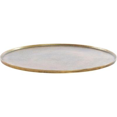 Schaal Maes 50cm doorsnee antiek brons