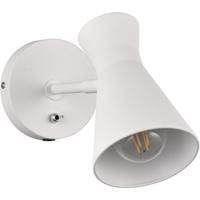 LED Wandlamp - Wandverlichting - Trion Zen - E27 Fitting - 1-lichts - Rond - Mat Wit - Metaal - thumbnail