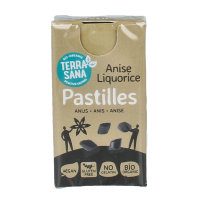 TerraSana Droppastilles anijs bio 25 Gram TerraSana Droppastilles anijs bio 25 Gram