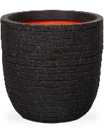 Capi Nature Row NL 35x34cm bloempot zwart - thumbnail