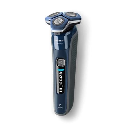 Philips SHAVER Series 7000 S7885/50 scheerapparaat Roterend scheerapparaat Trimmer Zwart, Blauw