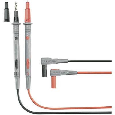 VOLTCRAFT MS-4P Veiligheidsmeetsnoerenset 1.20 m Zwart, Rood VOLTCRAFT MS-4P Veiligheidsmeetsnoerenset 1.20 m Zwart, Rood