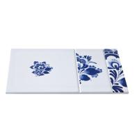 ROYAL DELFT - Blue D1653 - Tegel 'Versatile plain' 16x27cm - thumbnail