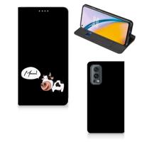 OnePlus Nord 2 5G Magnet Case Cow - thumbnail