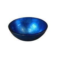 Waskom Sapho Murano Rond 40x14 cm Glas Blauw Sapho - thumbnail