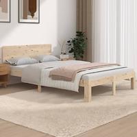 Bedframe massief hout 120x190 cm - thumbnail
