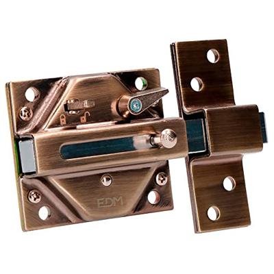 Veiligheidsslot EDM 85187 Brons Staal 73 x 136 mm