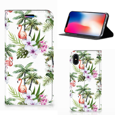 Apple iPhone X | Xs | Hoesje maken | Flamingo Palms