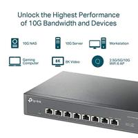 TP-LINK TL-SX1008 TL-SX1008 Netwerk switch 8 poorten - thumbnail