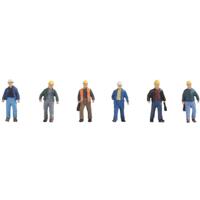 NOCH 0015057 H0 Bouwvakkers figuren Geverfd - thumbnail