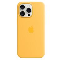 Apple Silicone MagSafe Case iPhone 15 Pro Max Sunshine - thumbnail