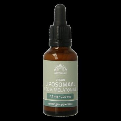 Vegan liposomaal CBD 0.5mg & melatonine 0.29mg 30 Milliliter