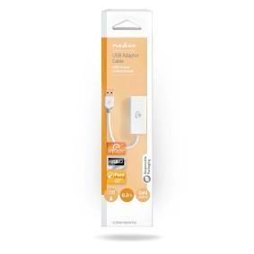 Nedis USB-A Adapter | USB-A Male naar RJ45 Female | 0.2 m | 1 stuks - CCBW61950WT02 CCBW61950WT02