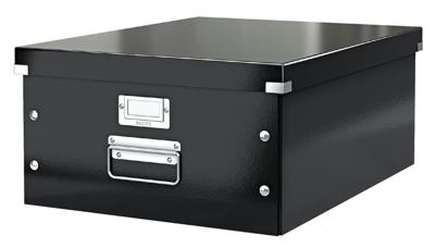 Leitz WOW opbergdoos Click & Store, ft A3, zwart